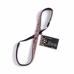 La-ta-da Pink Beaded Head Wrap - 1pc